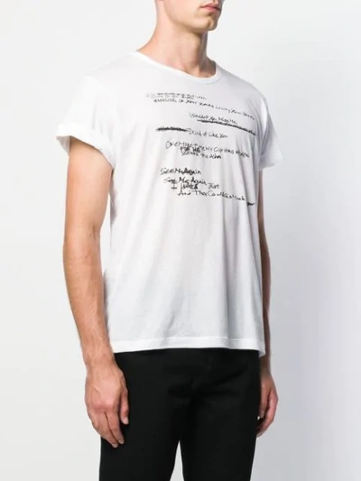 Ann Demeulemeester Printed T-shirt In White