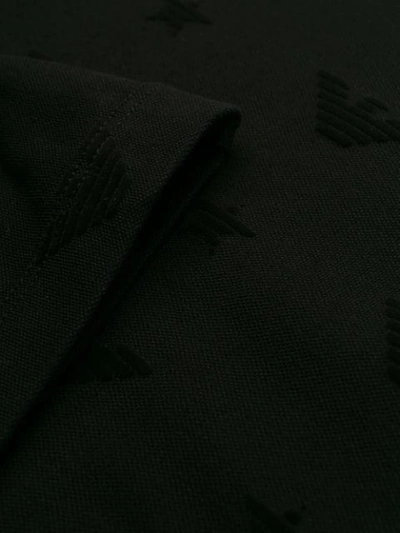 Shop Emporio Armani T-shirt Mit Logo-print In Black