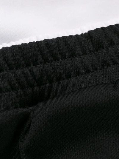 Shop Burberry Monochrome Track Pants In Black