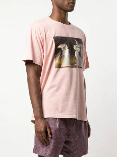 Shop Rochambeau Thumper Graphic Print T In Pink