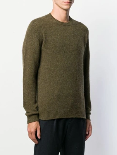 Shop Roberto Collina Round Neck Sweater In Green