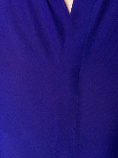 Shop Haider Ackermann Draped Oversized Shirt In Blue