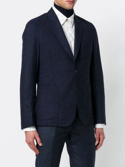 Shop Paul Smith Jersey Blazer In Blue