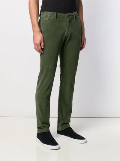 Shop Jacob Cohen Bobbycomf Corduroy Trousers In Green