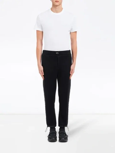 Shop Prada Klassische Jogginghose In Black