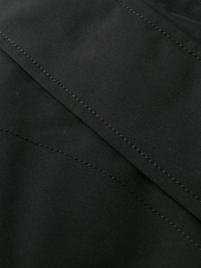 Shop Polo Ralph Lauren Fur-hood Feather Down Jacket In Black