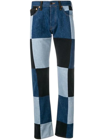 Gosha Rubchinskiy X Levi's Patchwork Pant In Blue | ModeSens