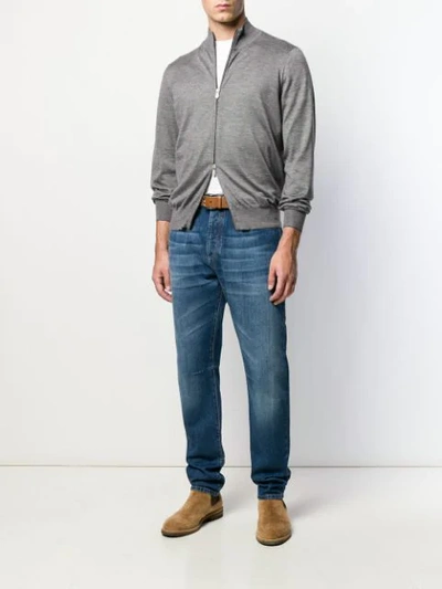 Shop Brunello Cucinelli Straight-fit Jeans In Blue