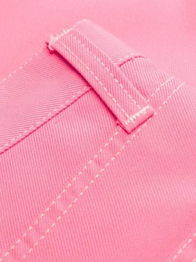 Shop Helmut Lang Masc Hi Straight Jeans In Pink