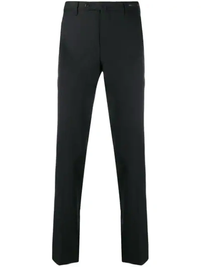 Shop Pt01 Plain Tailored Trousers In Black