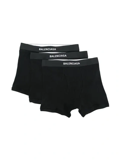 ribbed logo boxers set