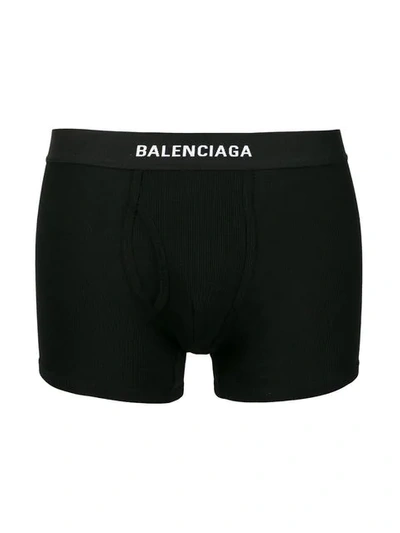 ribbed logo boxers set