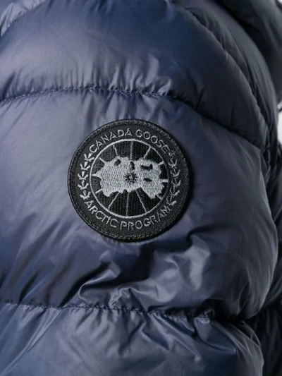 CANADA GOOSE PADDED HOODED COAT - 蓝色