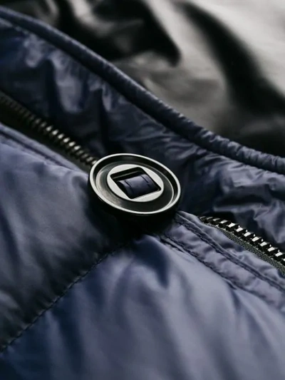 CANADA GOOSE PADDED HOODED COAT - 蓝色