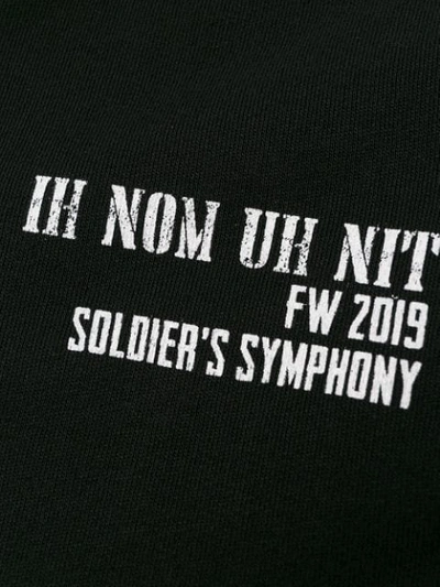 Shop Ih Nom Uh Nit Logo Printed Sweatshirt In Black
