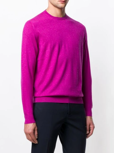 Shop Drumohr Basic Cashmere Jumper In Pink