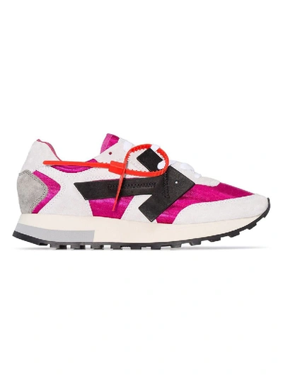 Shop Off-white Color Block Hg Runner Sneakers Fuchsia