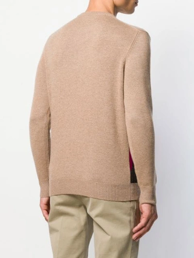Ballantyne Patterned Sweater In Neutrals
