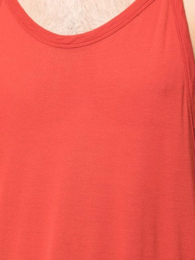 Shop Rick Owens Loose Fit Tank Top In 133 Cardinal Red