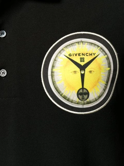 Shop Givenchy Logo Polo Shirt In Black