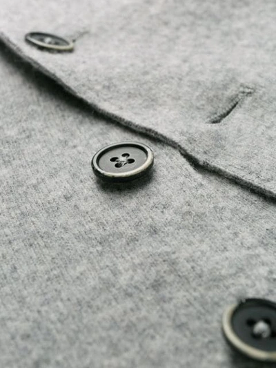 Shop Barena Venezia Fitted Waistcoat In Grey