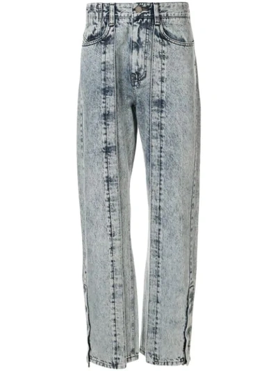 Shop Wooyoungmi Faded Wash Jeans In Blue