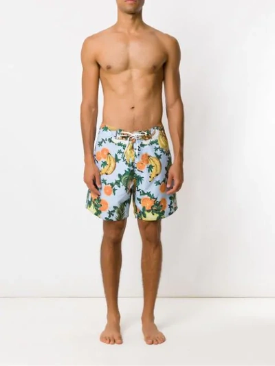 OSKLEN PRINTED SWIMMING SHORTS 