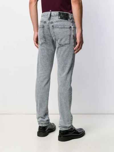 Shop Dsquared2 Slim Fit Jeans In Grey