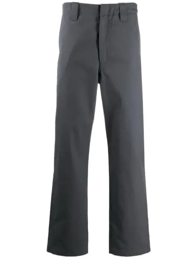 Acne Studios Astym Straight Leg Chinos In Grey | ModeSens