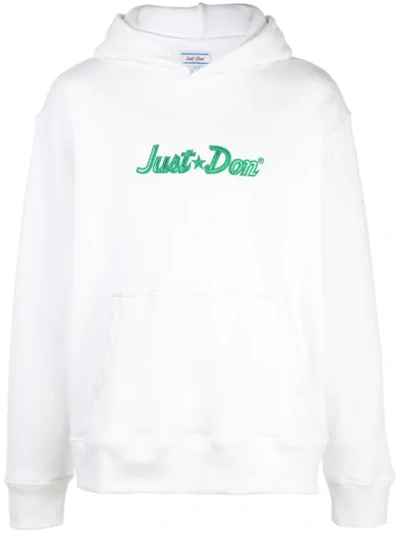 Shop Just Don Basketball Hoodie In White