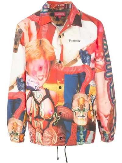 Supreme Sekintani Coach Jacket In Red