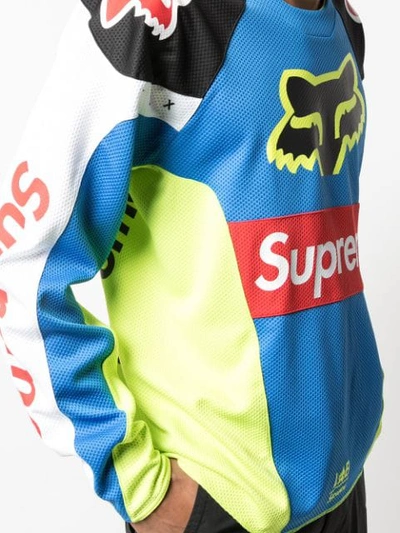 Supreme Fox Racing Moto Jersey Top Ss18 In Multicolour | ModeSens