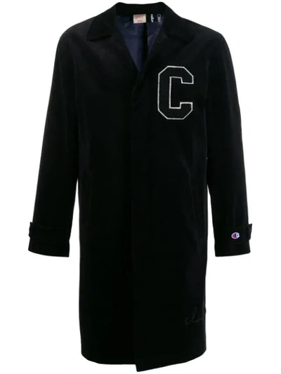 amplifikation pinion Uendelighed Champion X Clothsurgeon Logo-embroidered Coat In Black | ModeSens