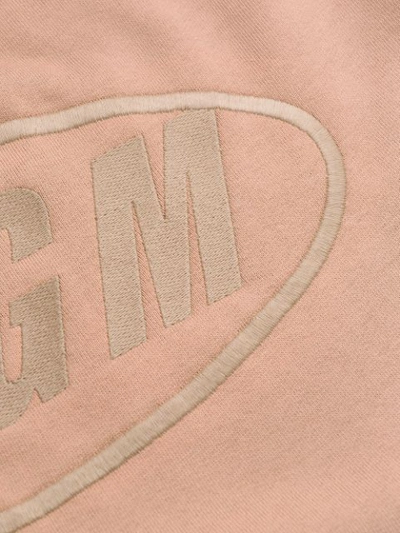 Msgm Hooded Sweatshirt In White