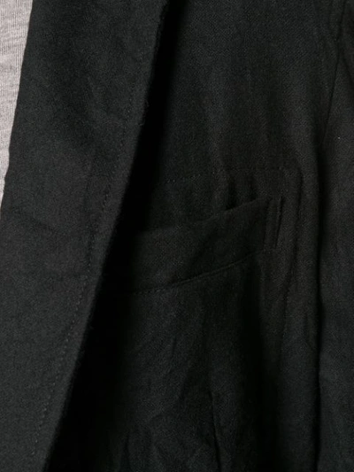 Shop Yohji Yamamoto Sakko Mit Lockerem Schnitt In Black