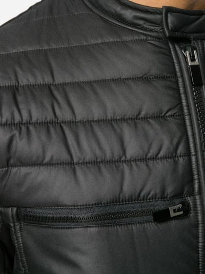 Shop Just Cavalli Padded Jacket In Black