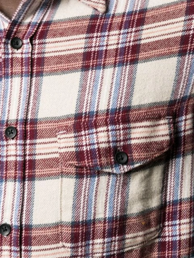 Shop Alex Mill Checked Print Shirt In Neutrals