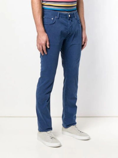 Shop Jacob Cohen Loose Fit Jeans In Blue