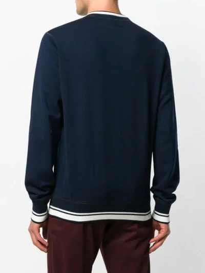 Shop Dolce & Gabbana Logo Sweatshirt In Blue