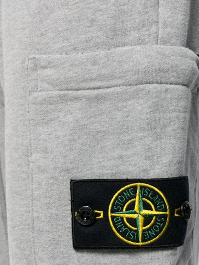 Shop Stone Island Jogginghose Mit Kompass-patch In Grey