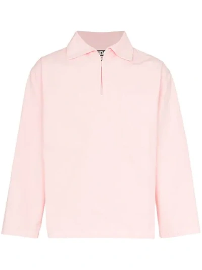 Shop Jacquemus Le Marin Long-sleeve Top In Pink
