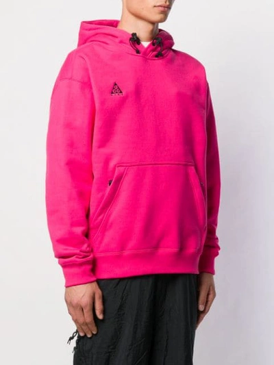 Shop Nike Logo Hoodie In Pink