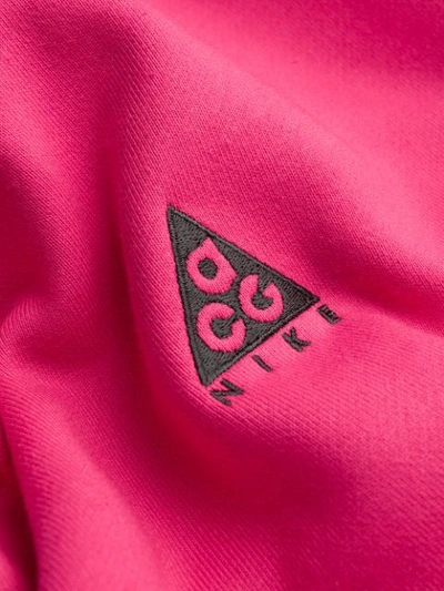 Shop Nike Logo Hoodie In Pink