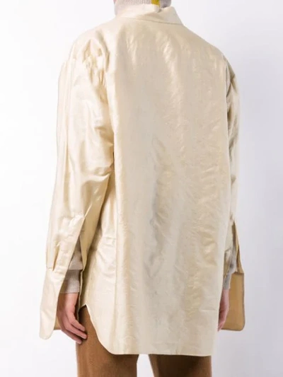 Shop Ludovic De Saint Sernin Puff Sleeve Shirt - Neutrals