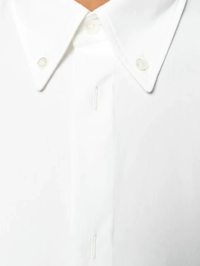 Shop Maison Margiela Button-down Collar Shirt In White