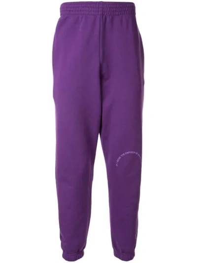 Shop Martine Rose Classic Track Pants In Purple