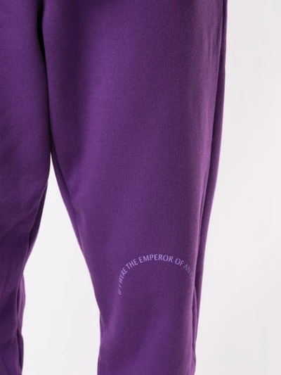 Shop Martine Rose Classic Track Pants In Purple
