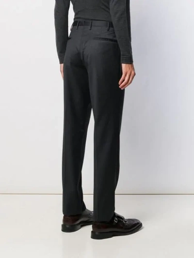 Shop Incotex Slim-fit Tailored Trousers In Grey