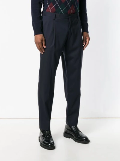 Shop Dolce & Gabbana Tailored Trousers In Blue