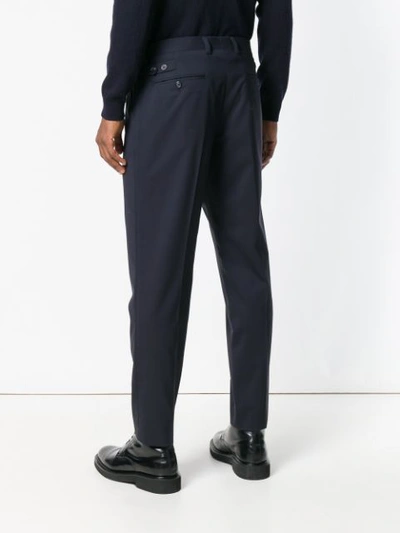 Shop Dolce & Gabbana Tailored Trousers In Blue